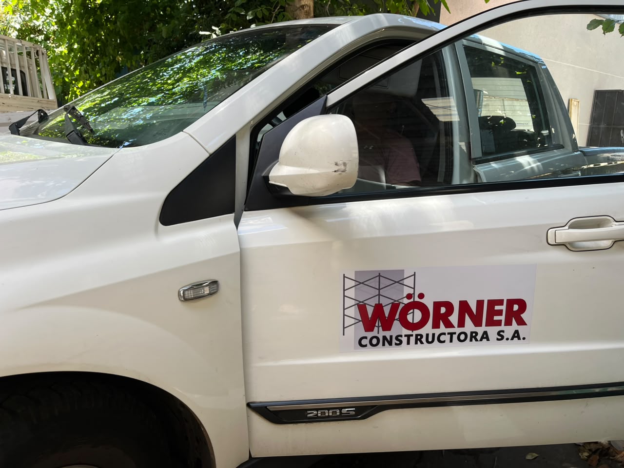 Rotulación vehicular para constructora Wörner